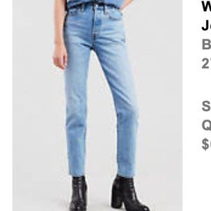 NWT Levi's Wedgie Fit Jeans